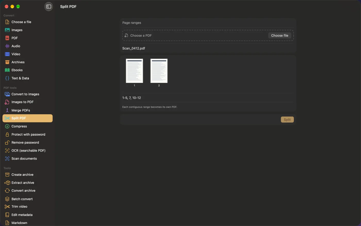 PDF toolkit