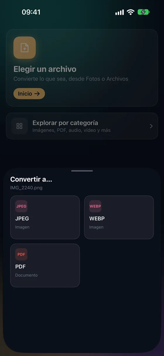 Fotos o Archivos
